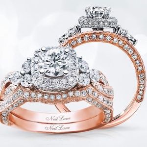 Neil Lane Halo Engagement Ring 2.60 CT